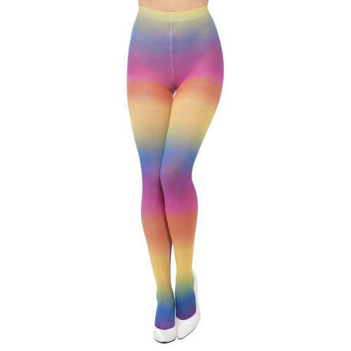 Rainbow Opaque Tights 