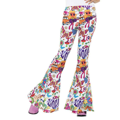 Ladies Groovy Flared Trousers