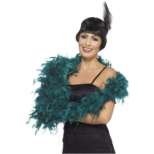 Teal Deluxe Feather Boa