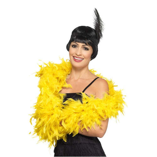 Yellow Deluxe Feather Boa