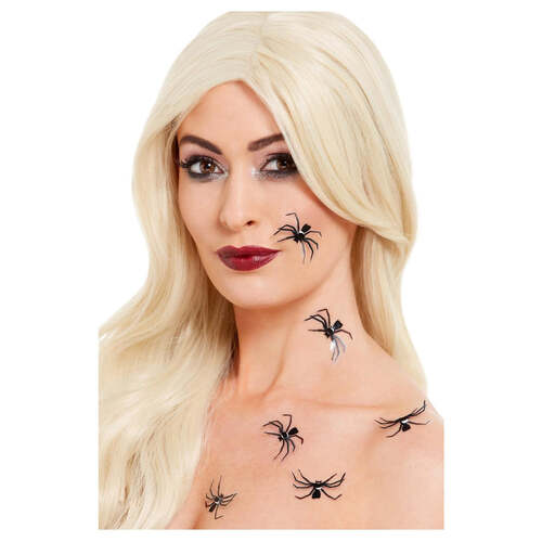 Make-Up FX 3D Spider Stickers 6pcs