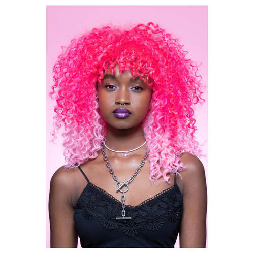 Manic Panic Pink Passion Ombre Curl Girl Wig