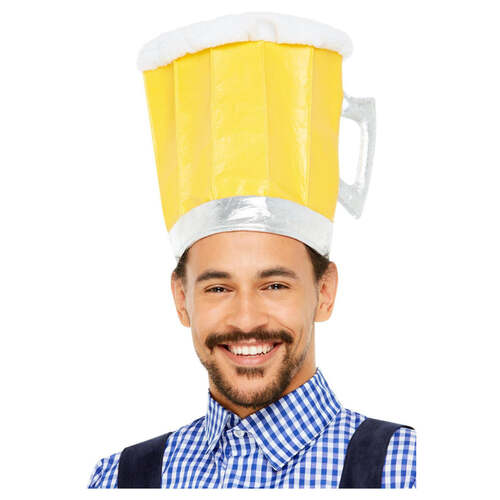 Yellow Oktoberfest Beer Hat
