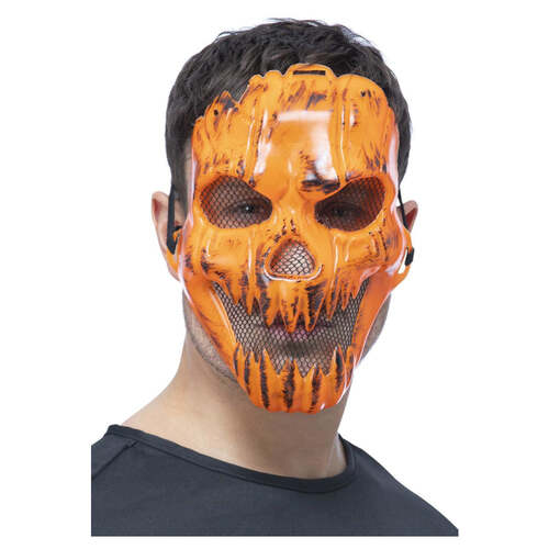 Pumpkin Mask On Elastic