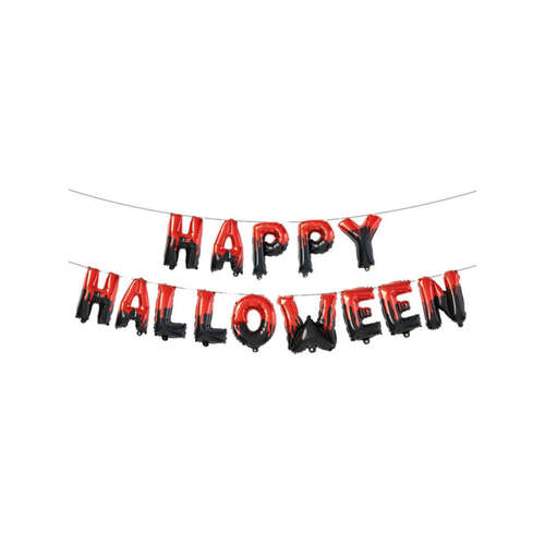 Happy Halloween Foil Balloon Letter Garland