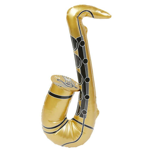 Gold Inflatable Saxophone