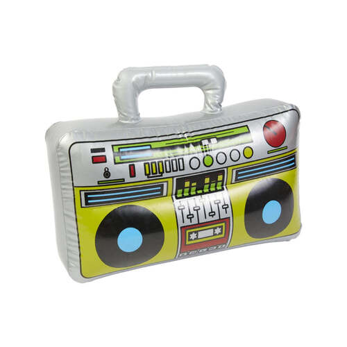 Silver Inflatable Boom Box