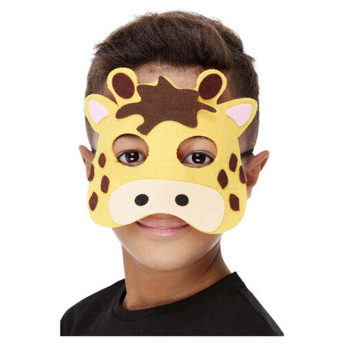 Kids Giraffe Felt Mask 