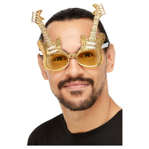  Gold Electric Guitar Glasses