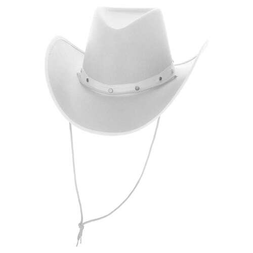 Felt White Cowboy Hat