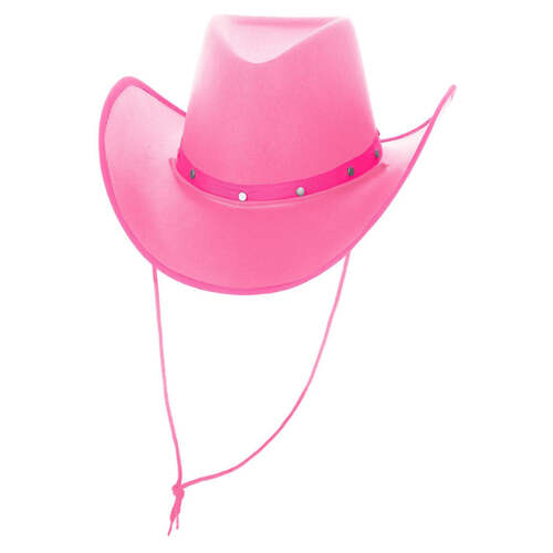 Felt Hot Pink Cowboy Hat