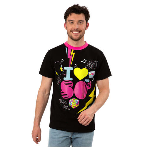 Unisex 1980s Printed T-Shirt