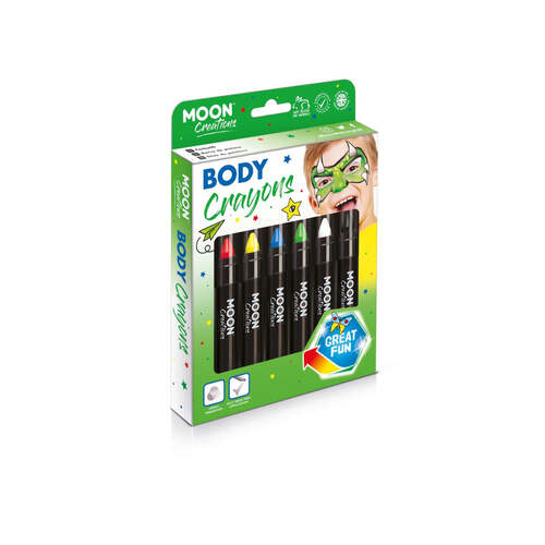 Moon Creations Body Crayons Primary Boxset