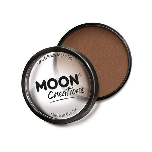 Moon Creations Pro Face Paint Cake Mid Brown