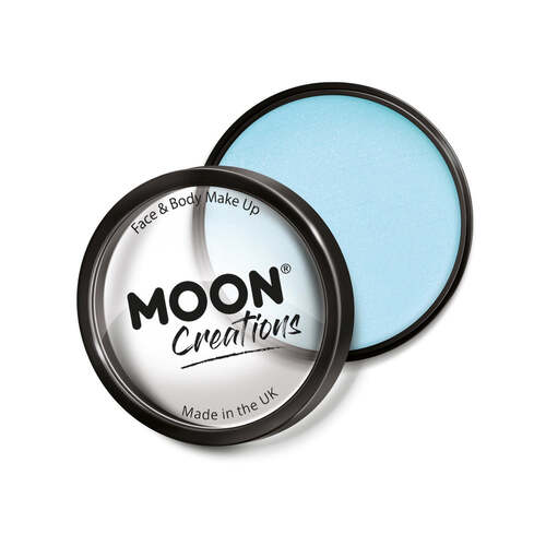 Moon Creations Pro Face Paint Cake Pot Light Blue