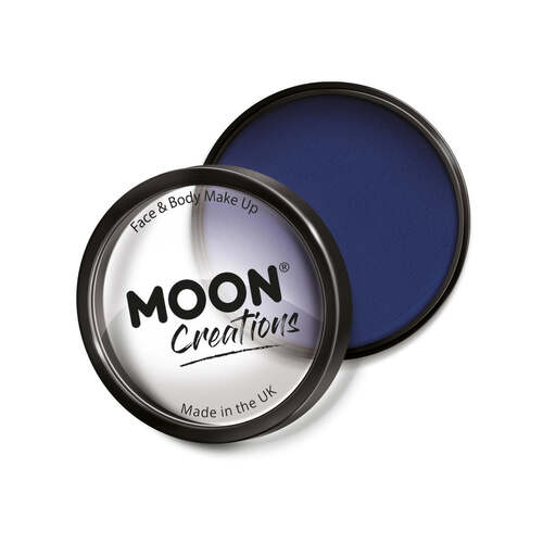 Moon Creations Pro Face Paint Cake Pot Dark Blue