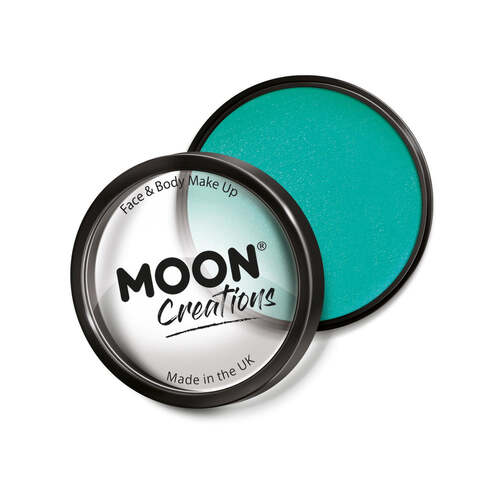 Moon Creations Pro Face Paint Cake Pot Turquoise