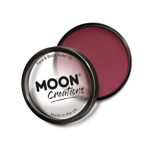 Moon Creations Pro Face Paint Cake Pot Dark Pink