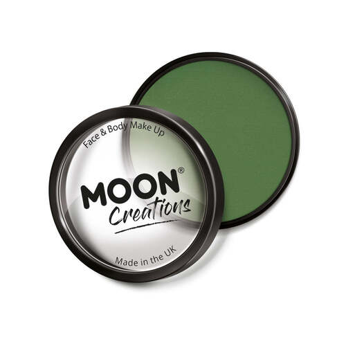 Moon Creations Pro Face Paint Cake Pot Grass Green