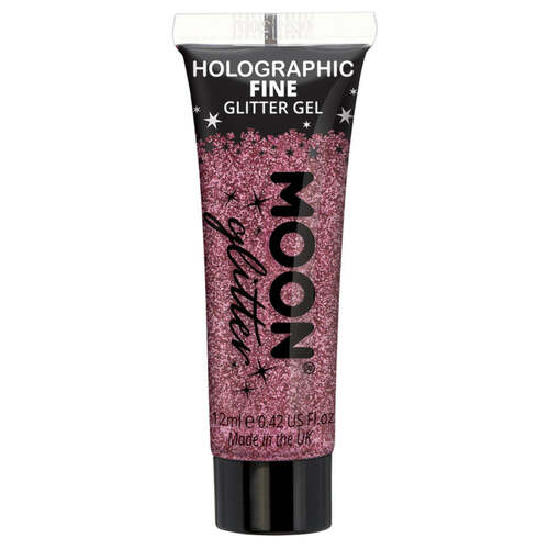 Moon Glitter Holographic Fine Glitter Gel Pink