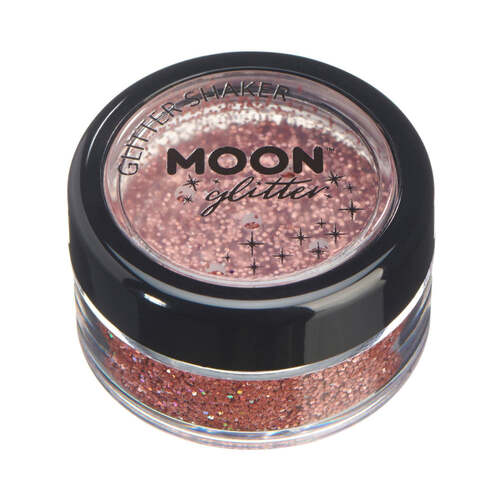 Moon Glitter Holographic Glitter Shakers Rose Gold