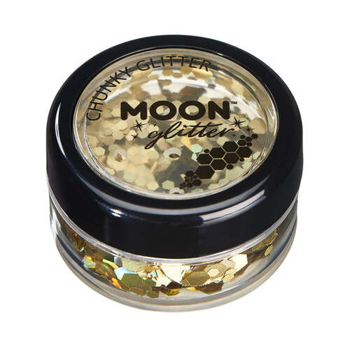 Moon Glitter Holographic Chunky Glitter Gold