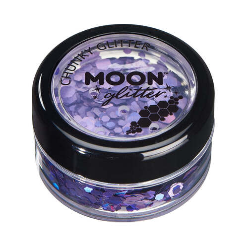 Moon Glitter Holographic Chunky Glitter Purple