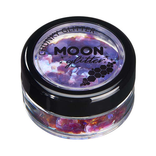 Moon Glitter Iridescent Chunky Glitter Purple