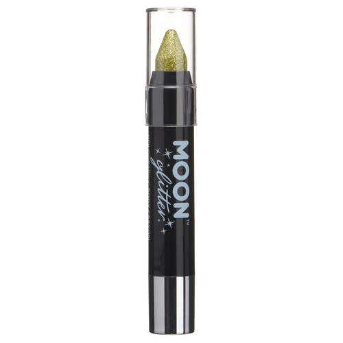 Moon Glitter Holographic Body Crayons Gold