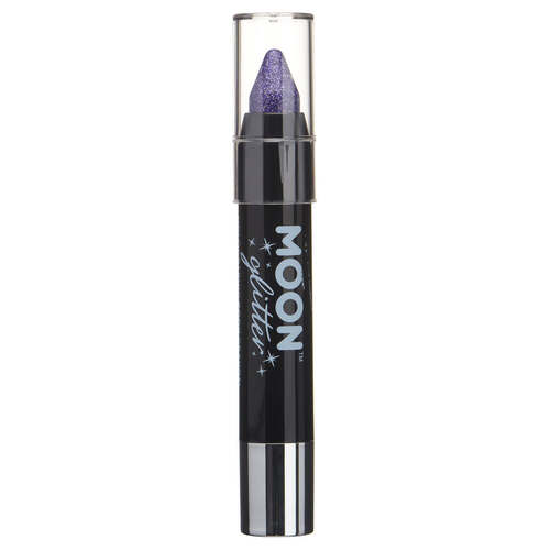 Moon Glitter Holographic Body Crayons Purple