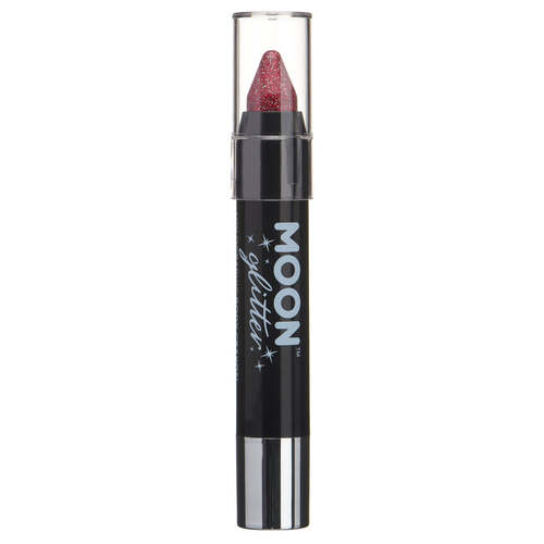 Moon Glitter Holographic Body Crayons Red