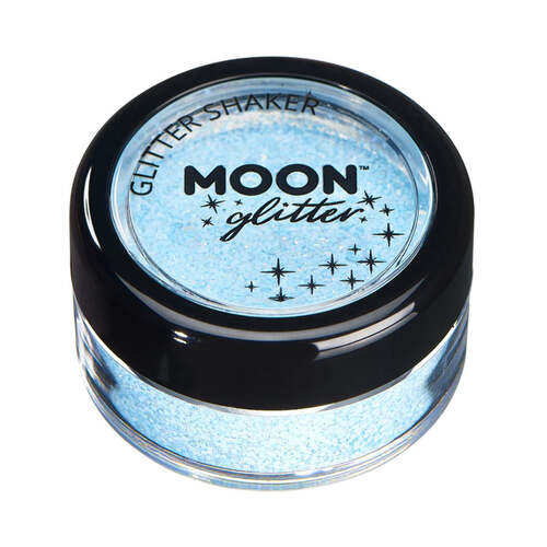 Moon Glitter Pastel Glitter Shakers Baby Blue