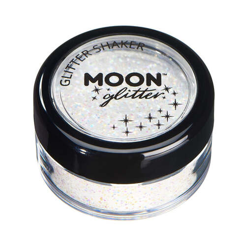 Moon Glitter Pastel Glitter Shakers White