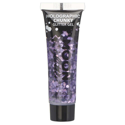 Moon Glitter Holographic Chunky Glitter Gel Purple