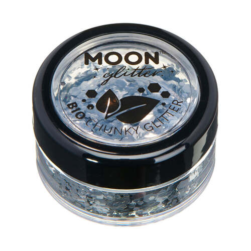 Moon Glitter Bio Chunky Glitter Silver