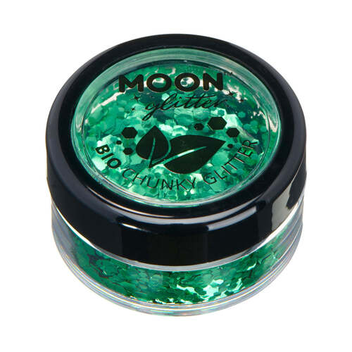 Moon Glitter Bio Chunky Glitter Green