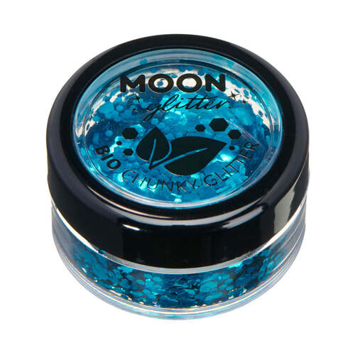 Moon Glitter Bio Chunky Glitter Blue