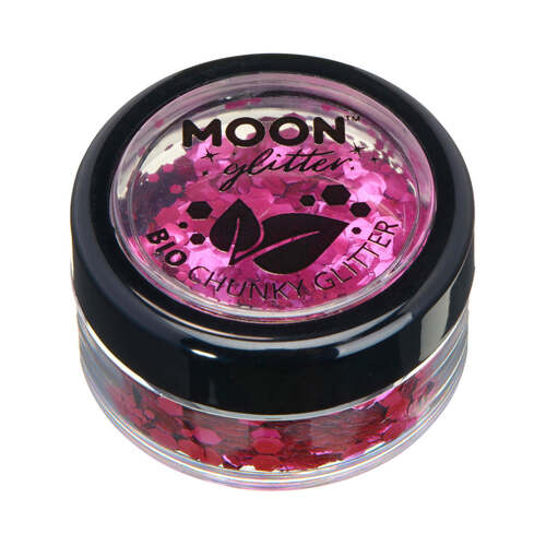 Moon Glitter Bio Chunky Glitter Pink