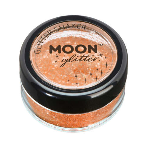 Moon Glitter Iridescent Glitter Shakers Orange