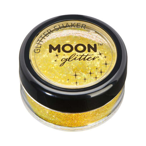 Moon Glitter Iridescent Glitter Shakers Yellow