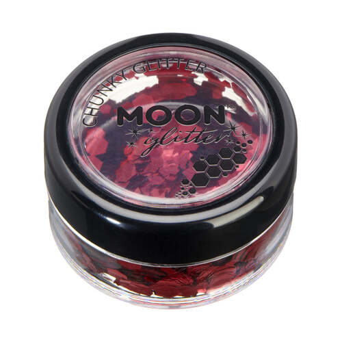 Moon Glitter Classic Chunky Glitter Red