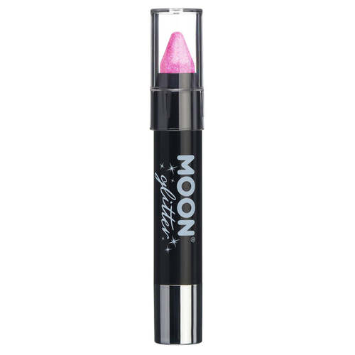 Moon Glitter Iridescent Body Crayons Pink