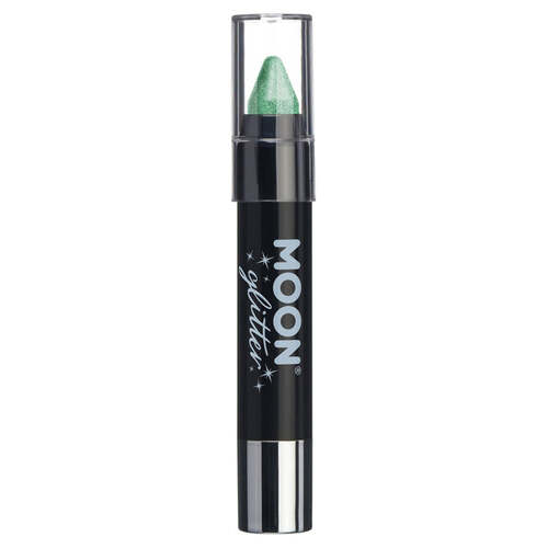 Moon Glitter Iridescent Body Crayons Green