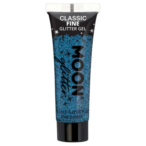 Moon Glitter Classic Fine Glitter Gel Blue