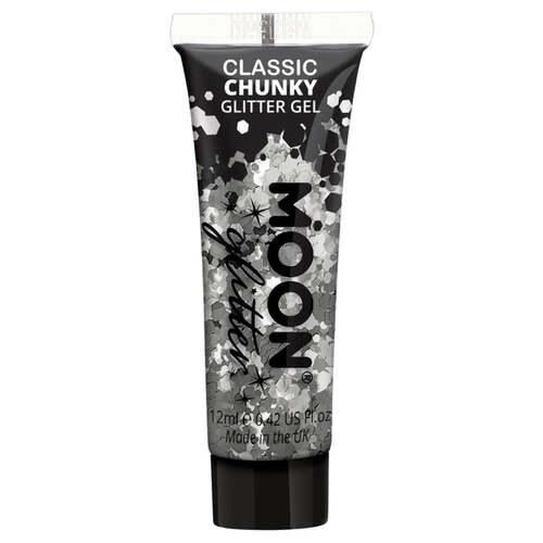 Moon Glitter Classic Chunky Glitter Gel Silver