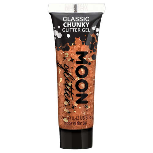 Moon Glitter Classic Chunky Glitter Gel Copper Bronze