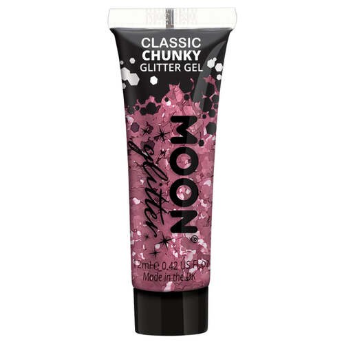 Moon Glitter Classic Chunky Glitter Gel Pink