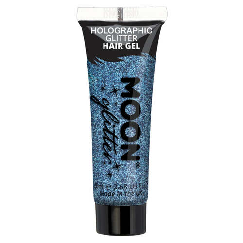 Moon Glitter Holographic Glitter Hair Gel Blue