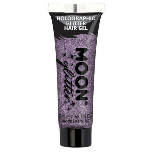 Moon Glitter Holographic Glitter Hair Gel Purple