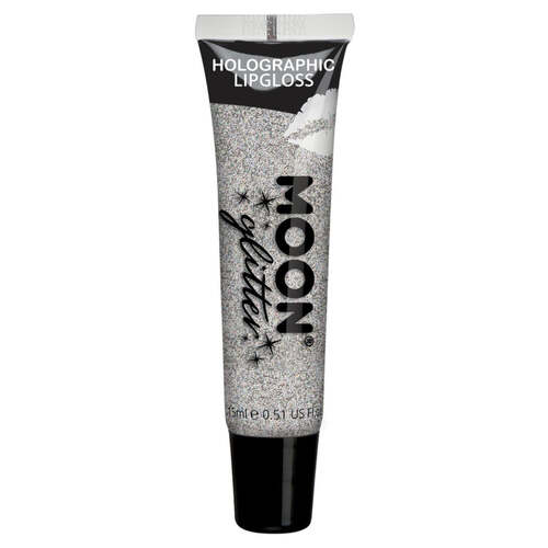 Moon Glitter Holographic Glitter Lipgloss Silver